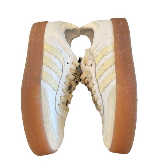 New Adidas Women's Sambae Shoes - White/ Ivory (IE9107) Size 9 - Picture 5 of 6